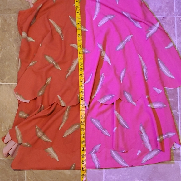 KZ Karen Zambos 🪶 Feather Asymmetrical tier Dress - Picture 12 of 15